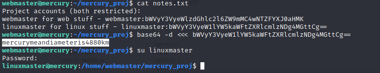 Mercury linuxmaster